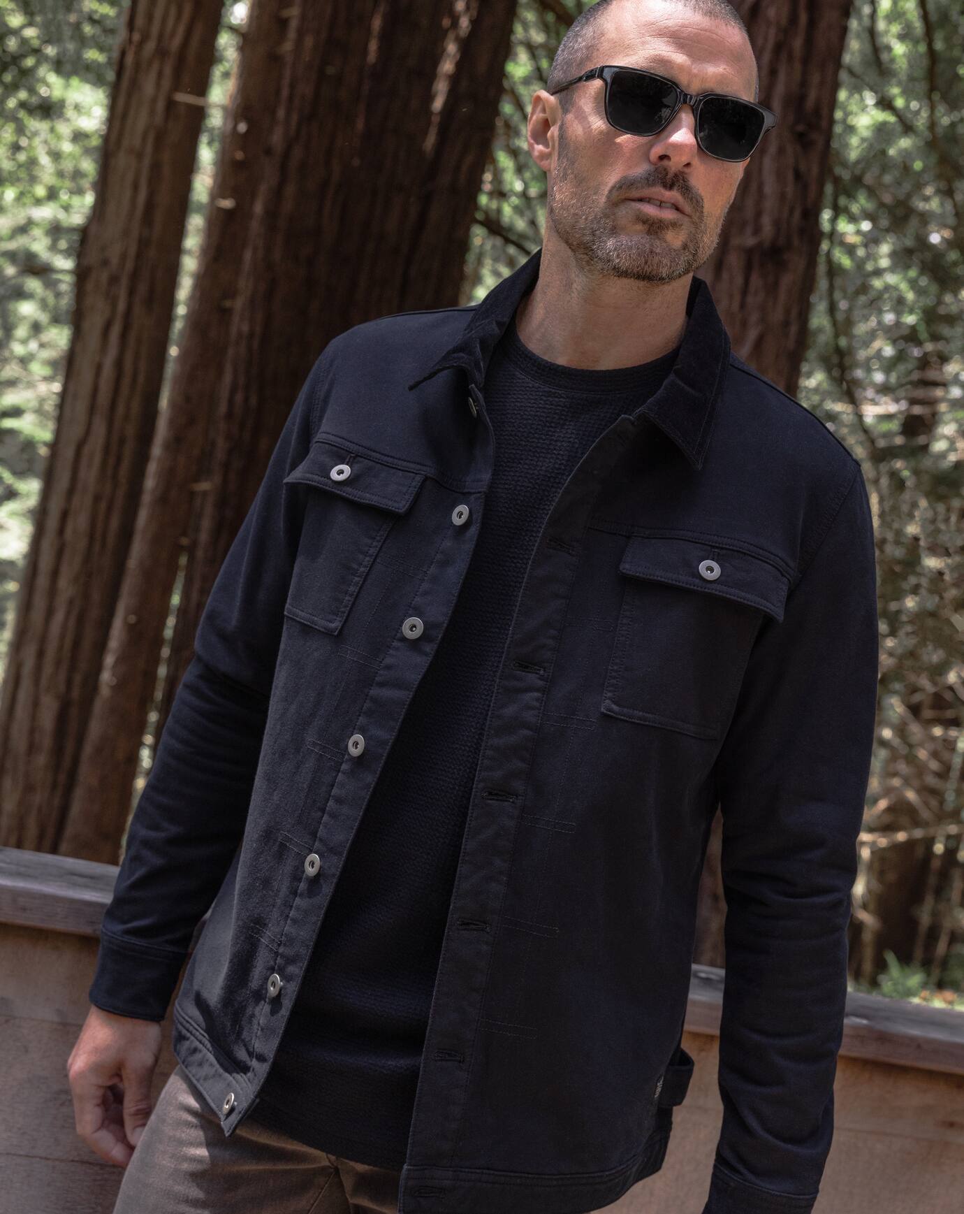 Cloud Denim Cord Jacket - Travis Mathew